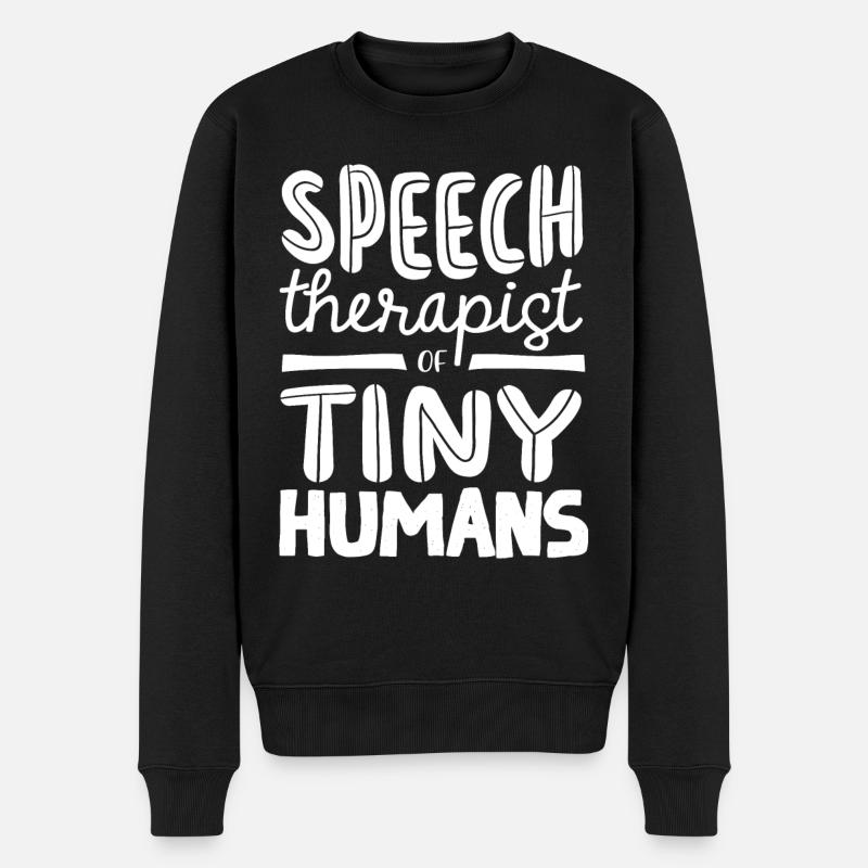 Speech-language pathology, speech-language pathologist - Men's Premium Organic Jumper - black
