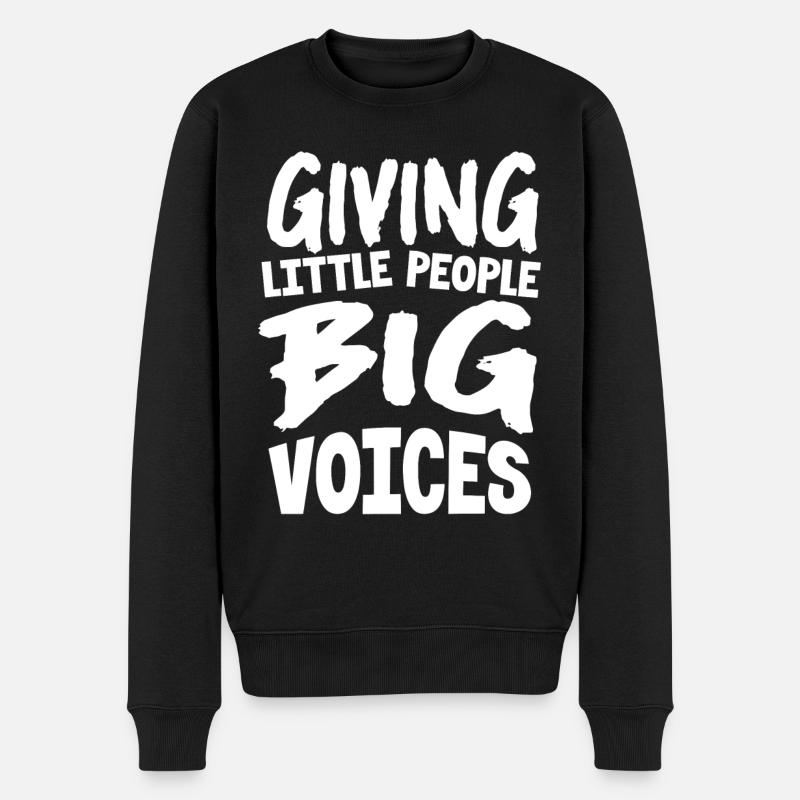 Speech-language pathology, speech-language pathologist - Men's Premium Organic Jumper - black