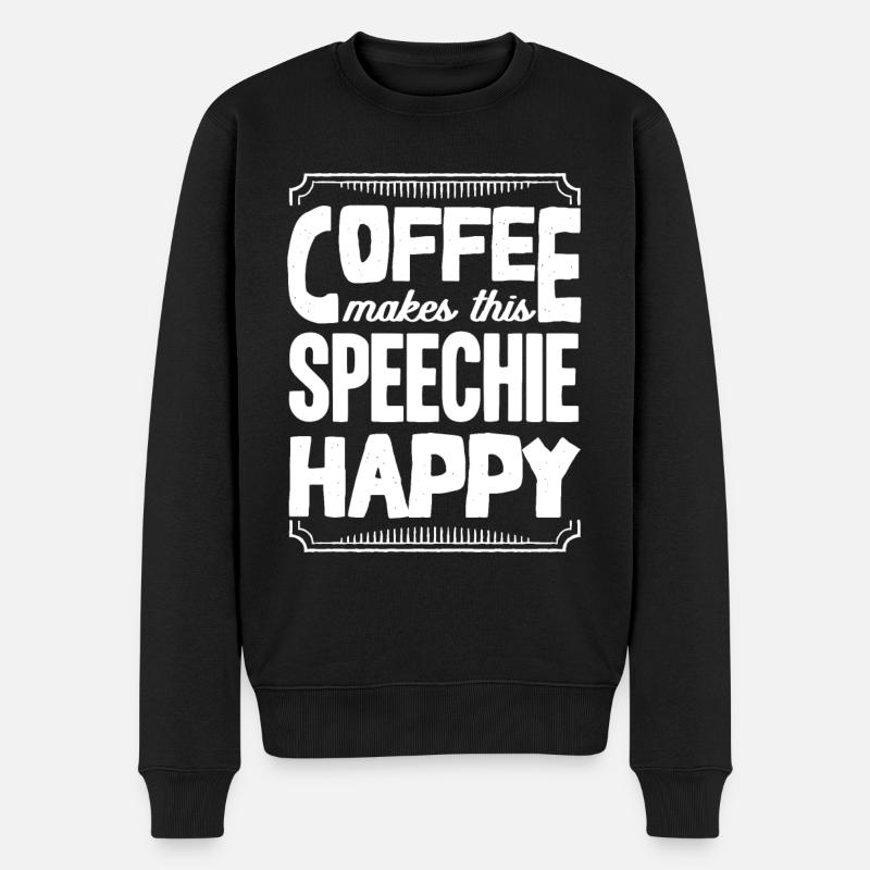 Speech-language pathology, speech-language pathologist - Men's Premium Organic Jumper - black