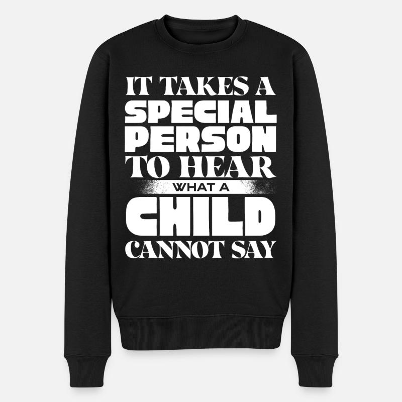 Speech-language pathology, speech-language pathologist - Men's Premium Organic Jumper - black