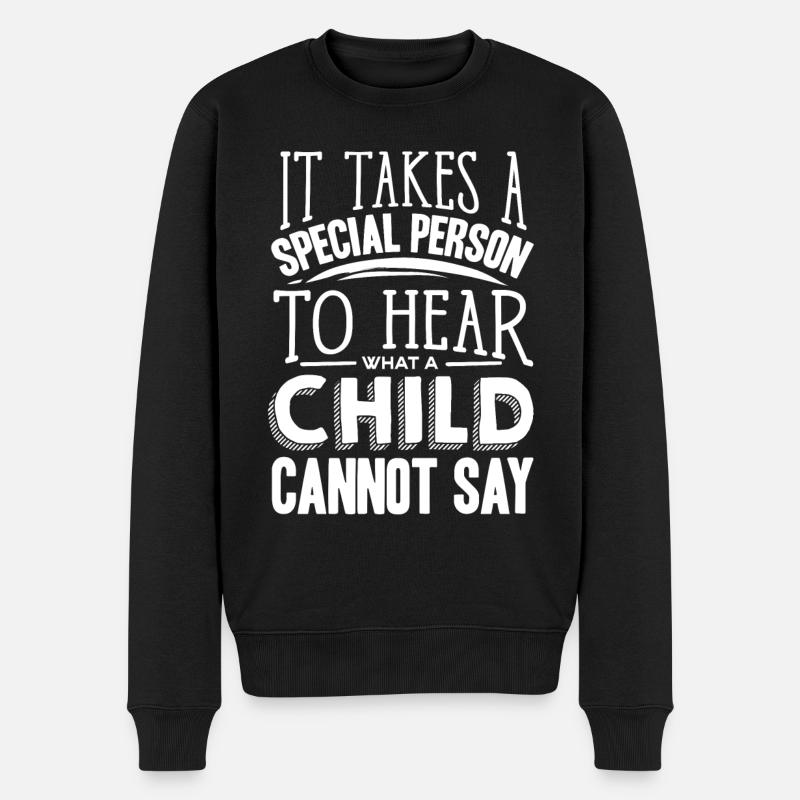 Speech-language pathology, speech-language pathologist - Men's Premium Organic Jumper - black