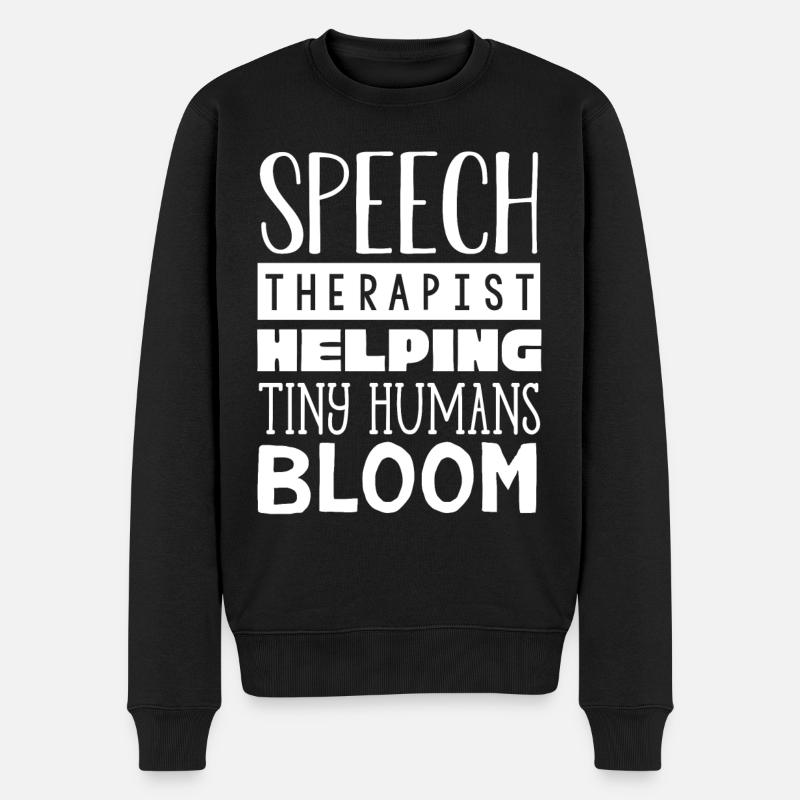 Speech-language pathology, speech-language pathologist - Men's Premium Organic Jumper - black