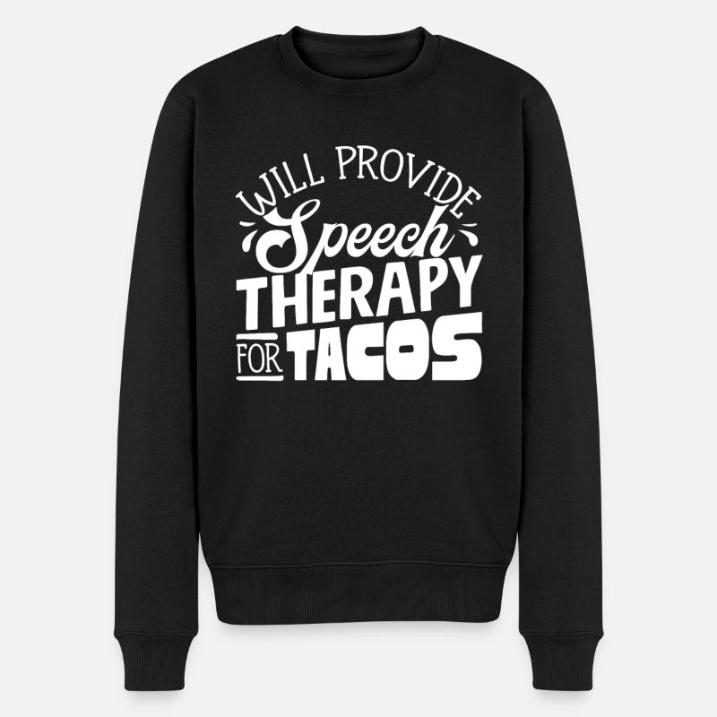 Speech-language pathology, speech-language pathologist - Men's Premium Organic Jumper - black