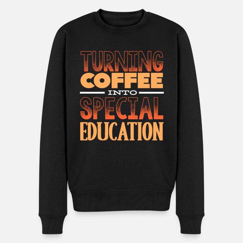 Éducation spécialisée, Éducation spécialisée - Pull Premium bio Homme - noir