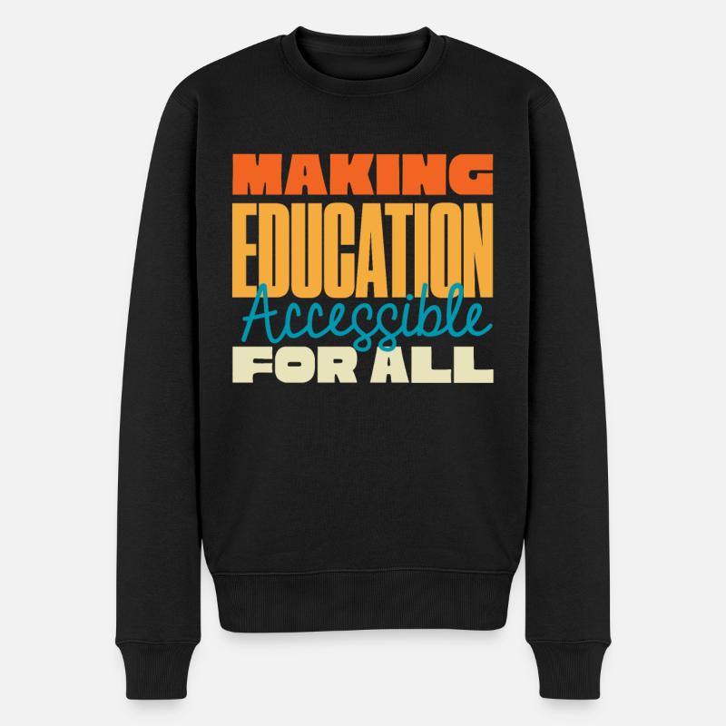 Éducation spécialisée, Éducation spécialisée - Pull Premium bio Homme - noir
