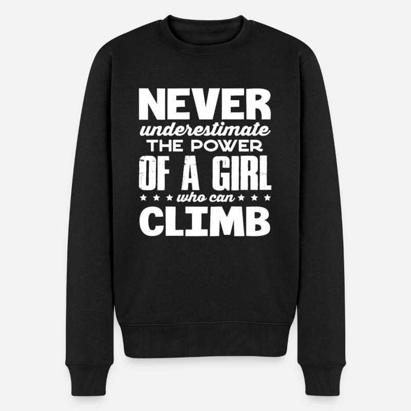 Wall climbers, wall climbers - Men's Premium Organic Jumper - black