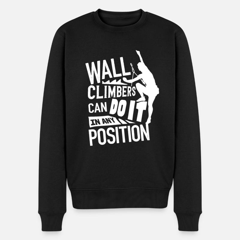 Grimpeurs muraux, grimpeurs de murs - Pull Premium bio Homme - noir