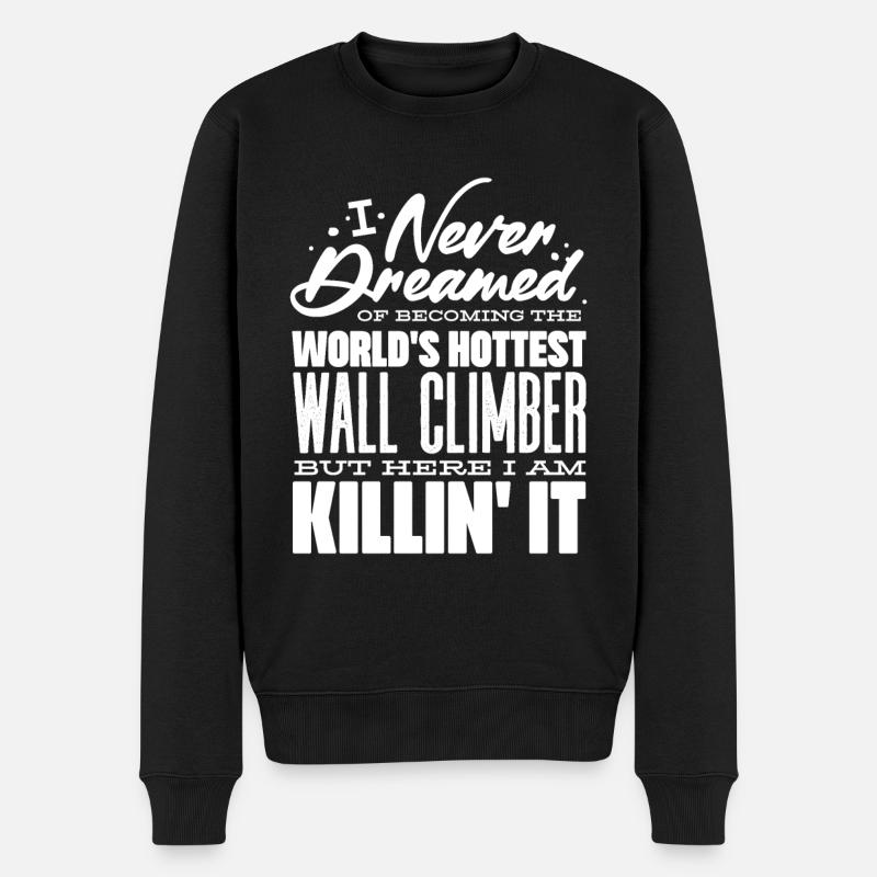 Grimpeurs muraux, grimpeurs de murs - Pull Premium bio Homme - noir