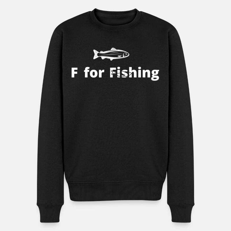F pour la pêche - - Pull Premium bio Homme - noir