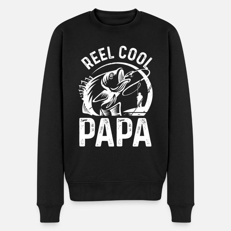 Roll Cool Papa - Pull Premium bio Homme - noir