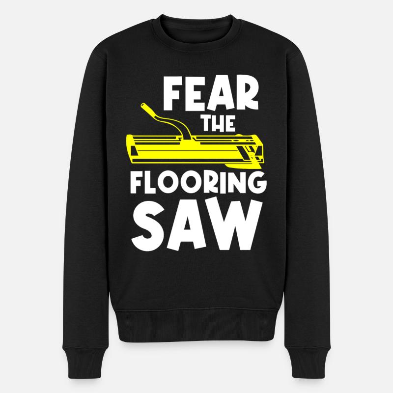 Floorers, tilers, tilers - Men's Premium Organic Jumper - black