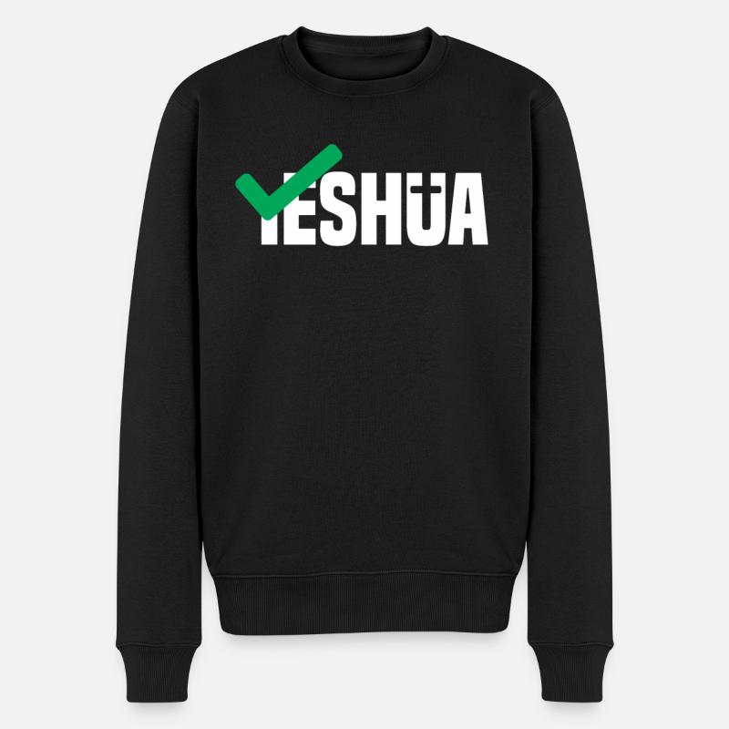 Yeshoua - Pull Premium bio Homme - noir
