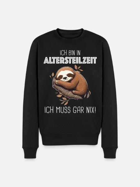 Altersteilzeit ATZ - Männer Premium Bio Pullover - Schwarz