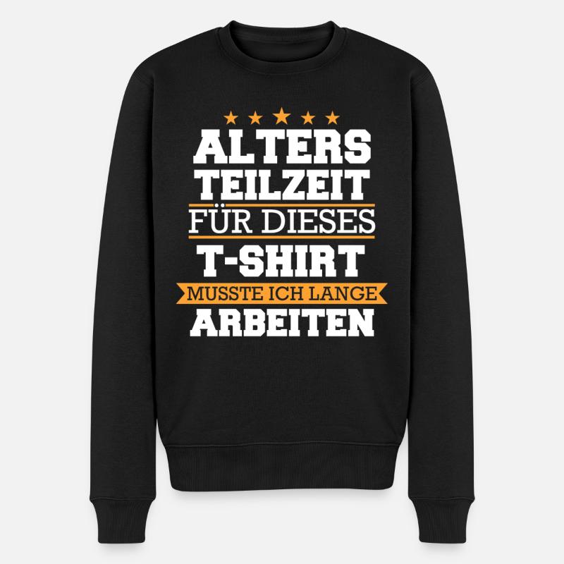 Altersteilzeit ATZ - Männer Premium Bio Pullover - Schwarz