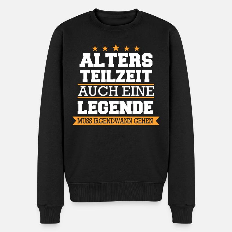 Altersteilzeit ATZ - Männer Premium Bio Pullover - Schwarz