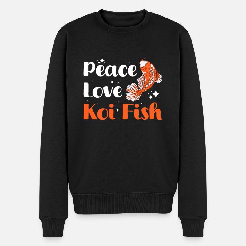 Koi Fish Japonais - Pull Premium bio Homme - noir