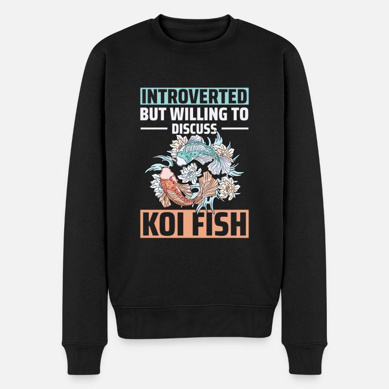 Koi Fish Japonais - Pull Premium bio Homme - noir