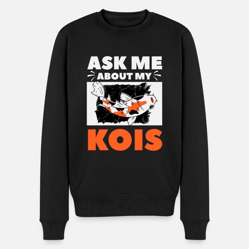 Koi Fish Japonais - Pull Premium bio Homme - noir