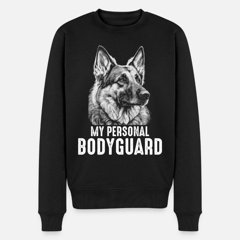Malinois Hund - Männer Premium Bio Pullover - Schwarz