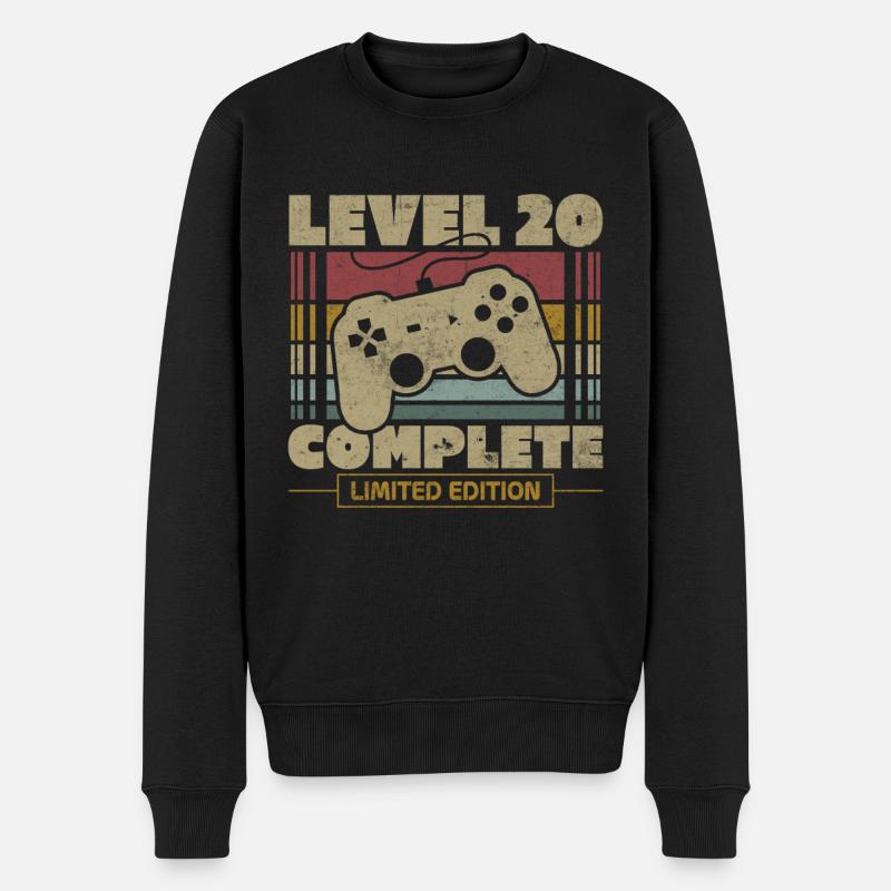Niveau 20 complete - Pull Premium bio Homme - noir
