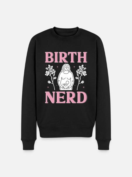 Doula Nurse Midwife - Men's Premium Organic Jumper - black