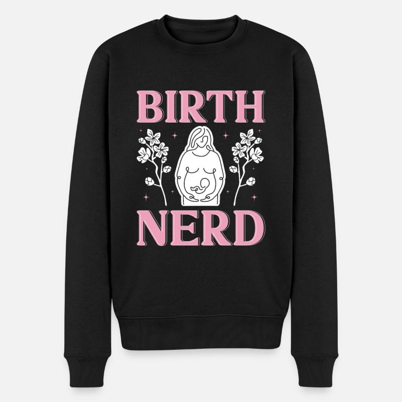 Doula infirmière sage-femme - Pull Premium bio Homme - noir