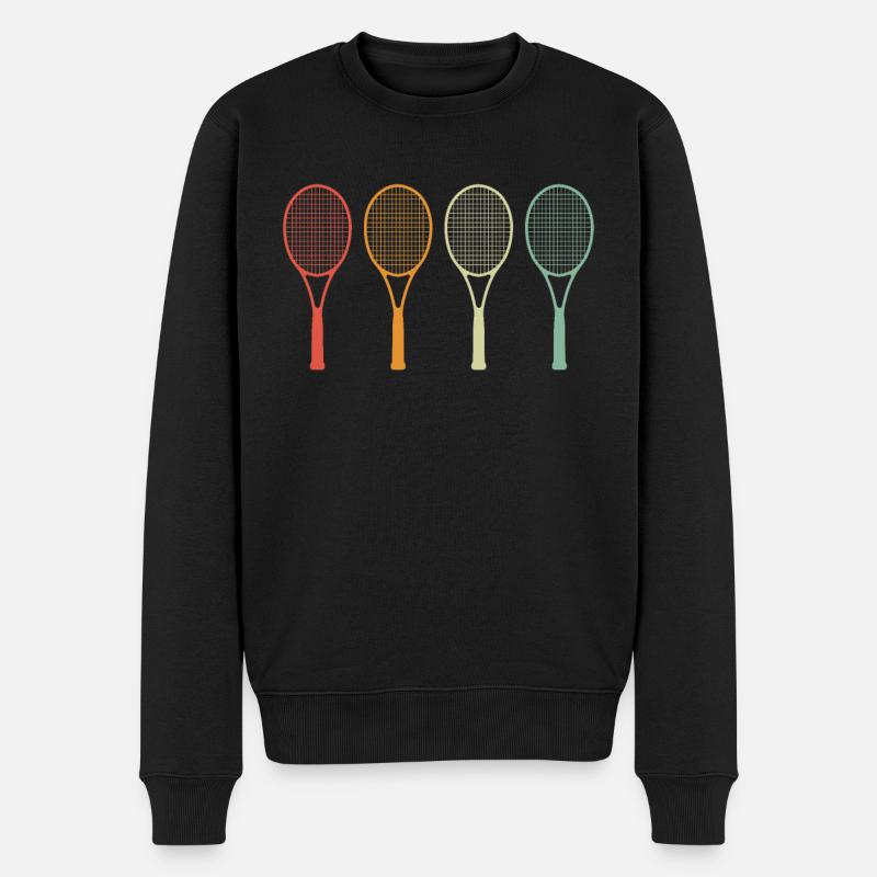 Joueur de tennis - Pull Premium bio Homme - noir
