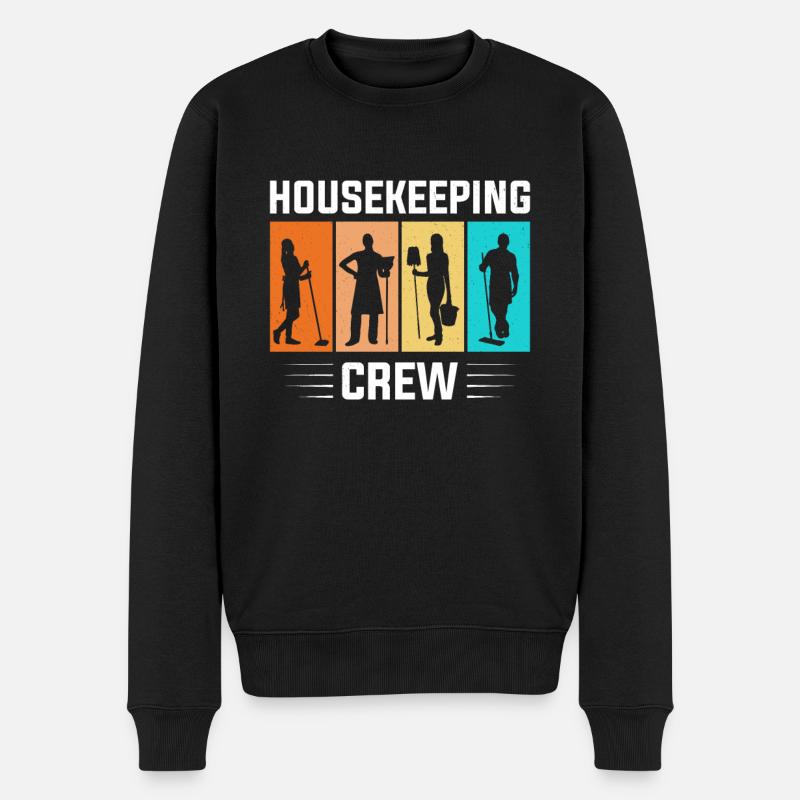 Woche der Wertschätzung für das Housekeeping - Männer Premium Bio Pullover - Schwarz