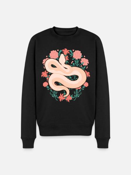 Snake, Snake, Animal - Men's Premium Organic Jumper - black