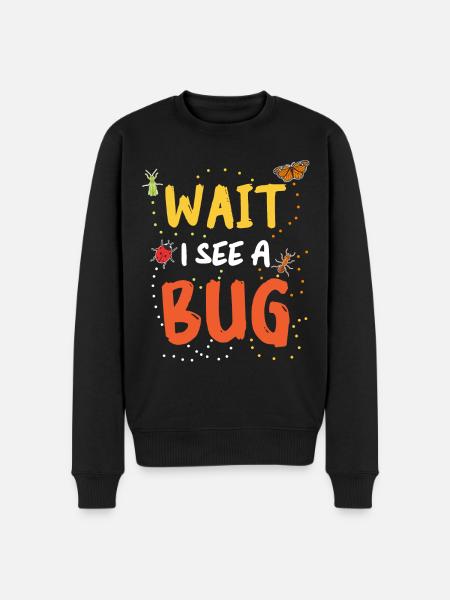 Insect Entomologist Biology - Men's Premium Organic Jumper - black