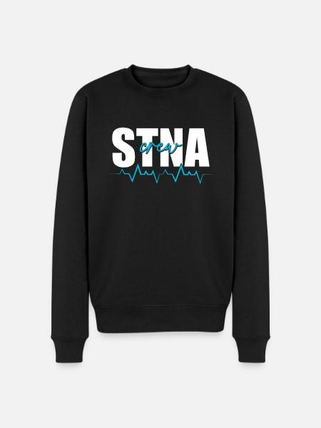 STNA Certified Nursing Assistant - Men's Premium Organic Jumper - black