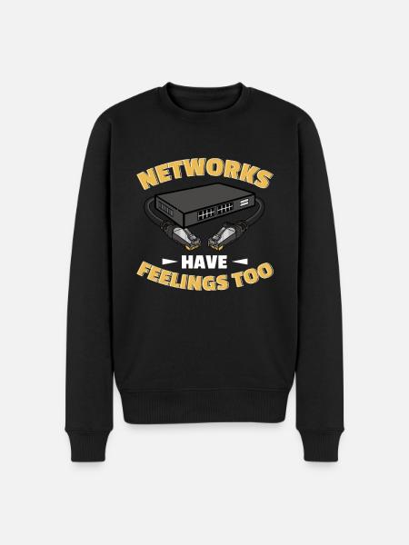 Netzwerkadministrator Systemadministrator Netzwerk - Männer Premium Bio Pullover - Schwarz