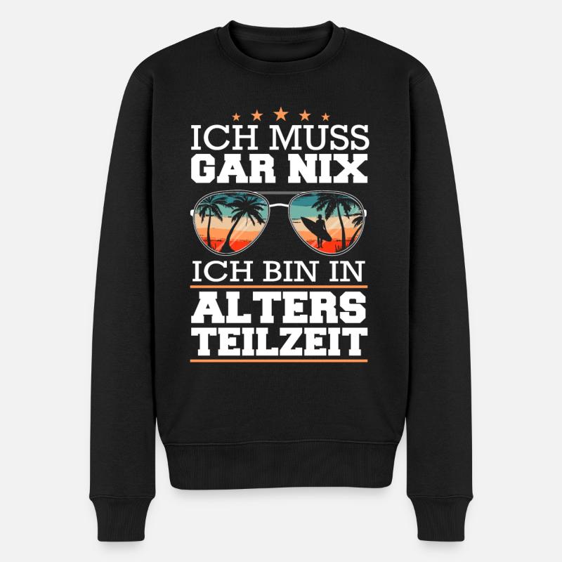 Altersteilzeit ATZ - Männer Premium Bio Pullover - Schwarz