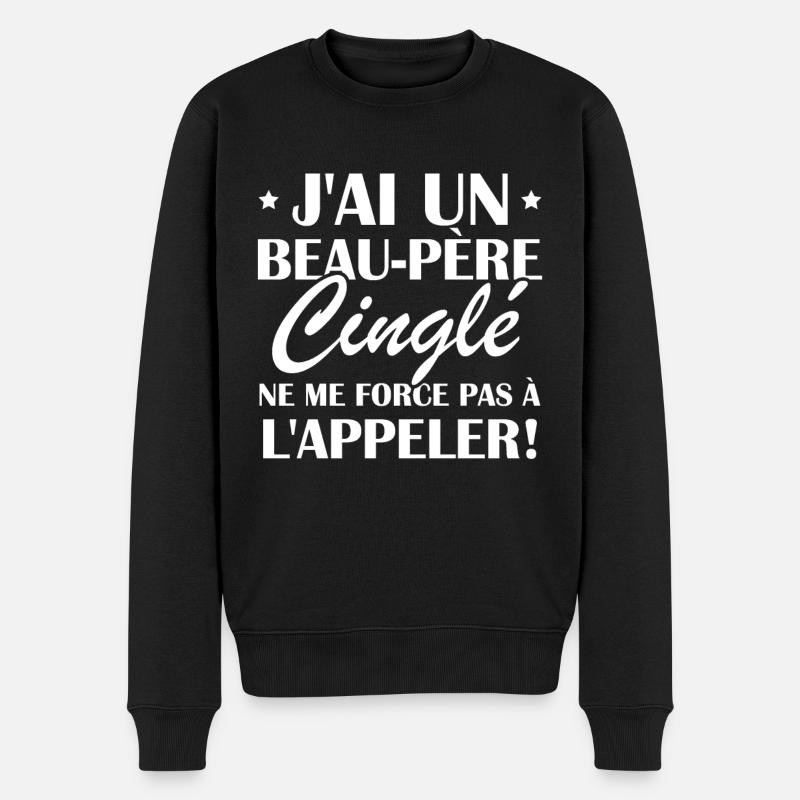 Beau-père cinglé - Pull Premium bio Homme - noir