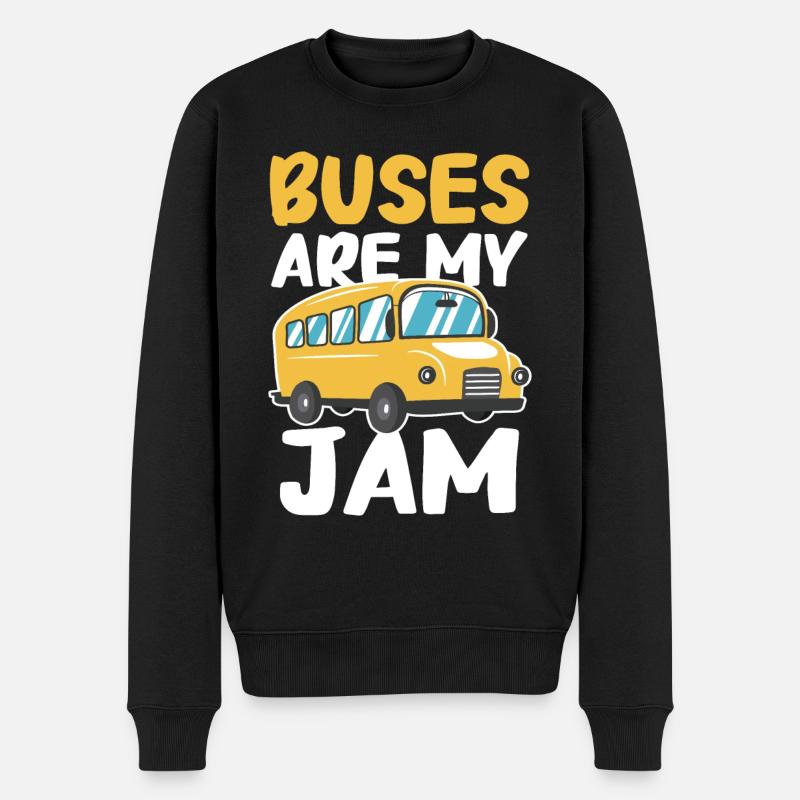 Chauffeur d’autobus Autobus scolaire - Pull Premium bio Homme - noir