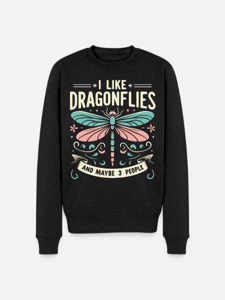libellule libellules insectes nature - Pull Premium bio Homme - noir