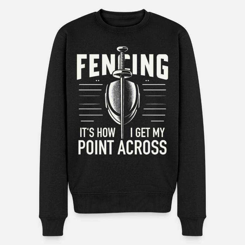 Escrimeur - Pull Premium bio Homme - noir