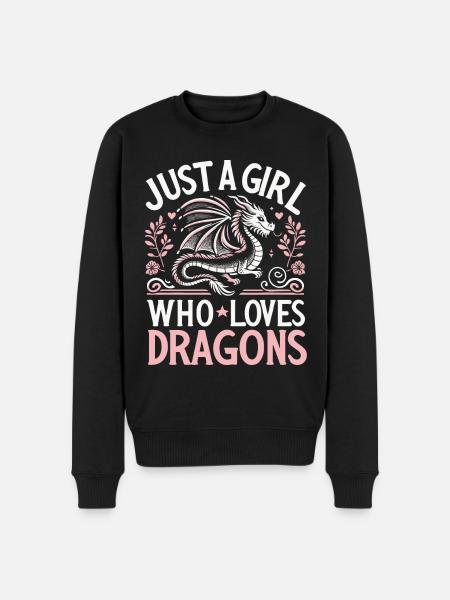 Dragon Mystic Dragon Fantasy - Men's Premium Organic Jumper - black