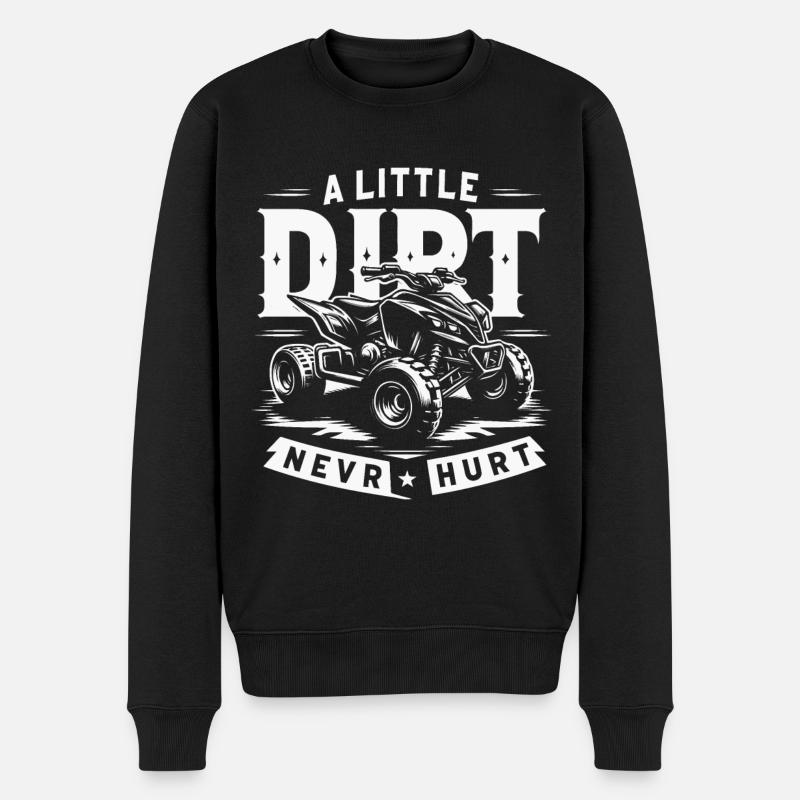Quad Quads vier Rädern Motorsport - Männer Premium Bio Pullover - Schwarz