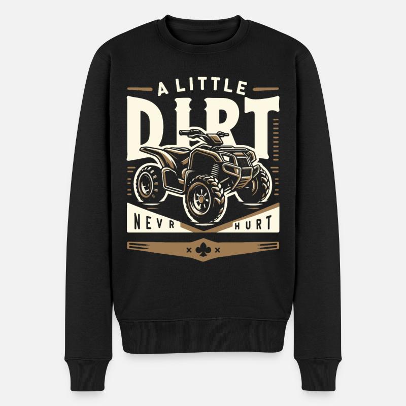 Quad Quads vier Rädern Motorsport - Männer Premium Bio Pullover - Schwarz