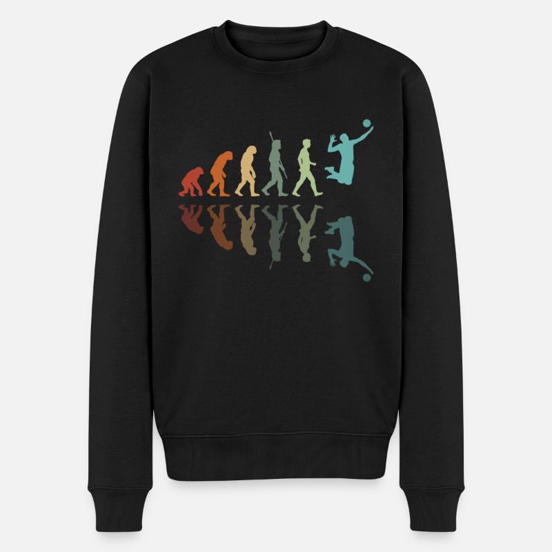 Volleyball Évolution - Pull Premium bio Homme - noir