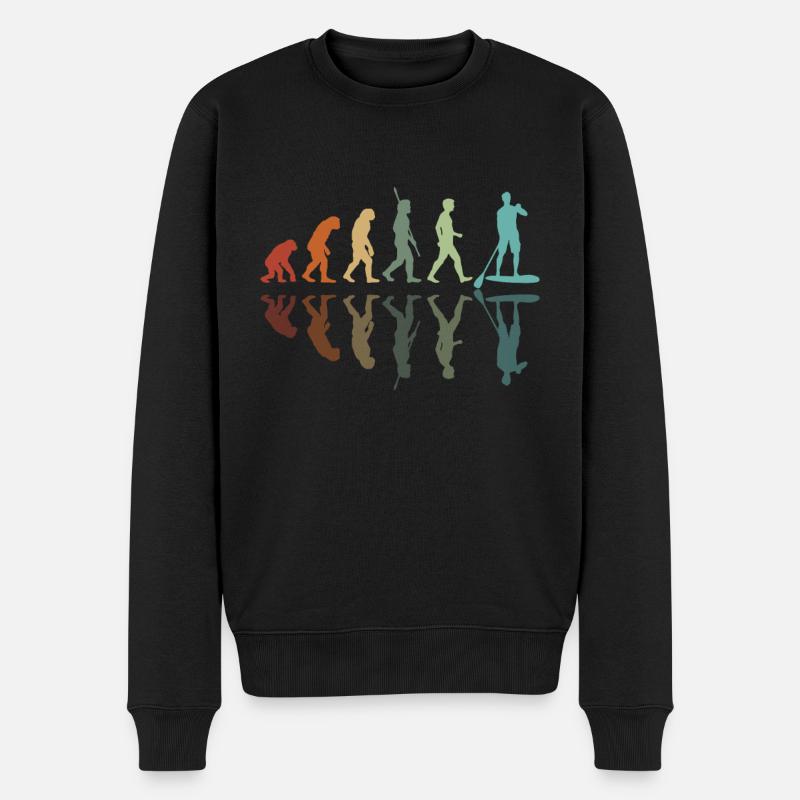 Paddleboard Évolution - Pull Premium bio Homme - noir