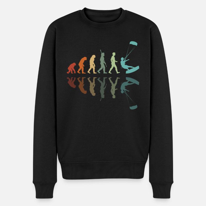 Développement du kitesurf - Pull Premium bio Homme - noir