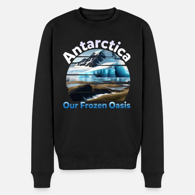 L’Antarctique, notre gelée - Pull Premium bio Homme - noir