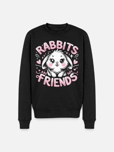 Bunny, Bunny, Animal, Pet, Bunnies - Men's Premium Organic Jumper - black
