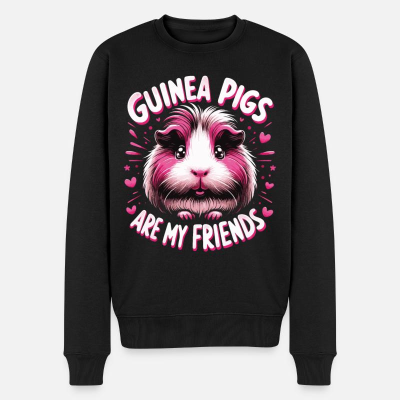 Cobaye - Pull Premium bio Homme - noir