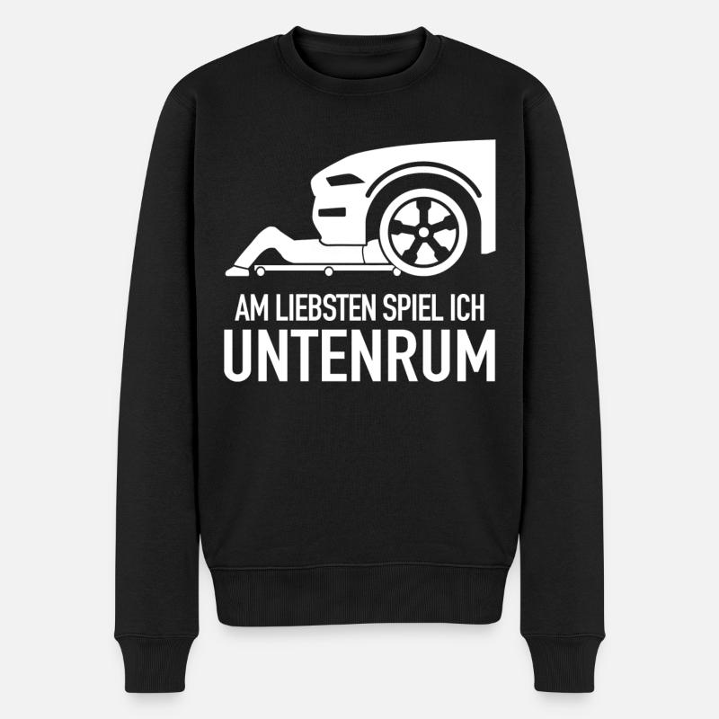 Mécanicien Mécanicien d’atelier Mécanicien automobile - Pull Premium bio Homme - noir