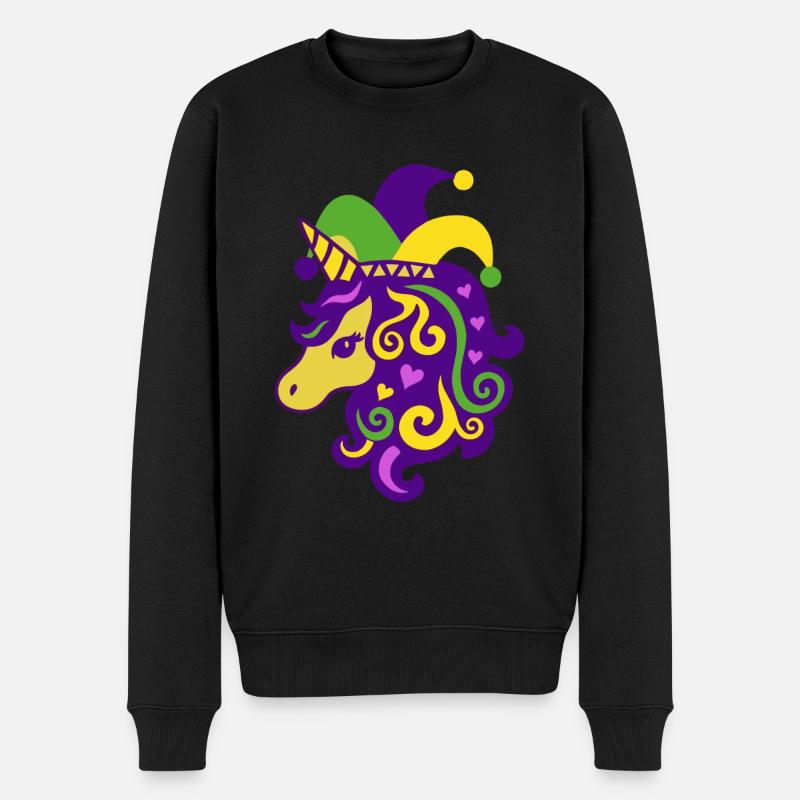 Mardi Gras - Pull Premium bio Homme - noir