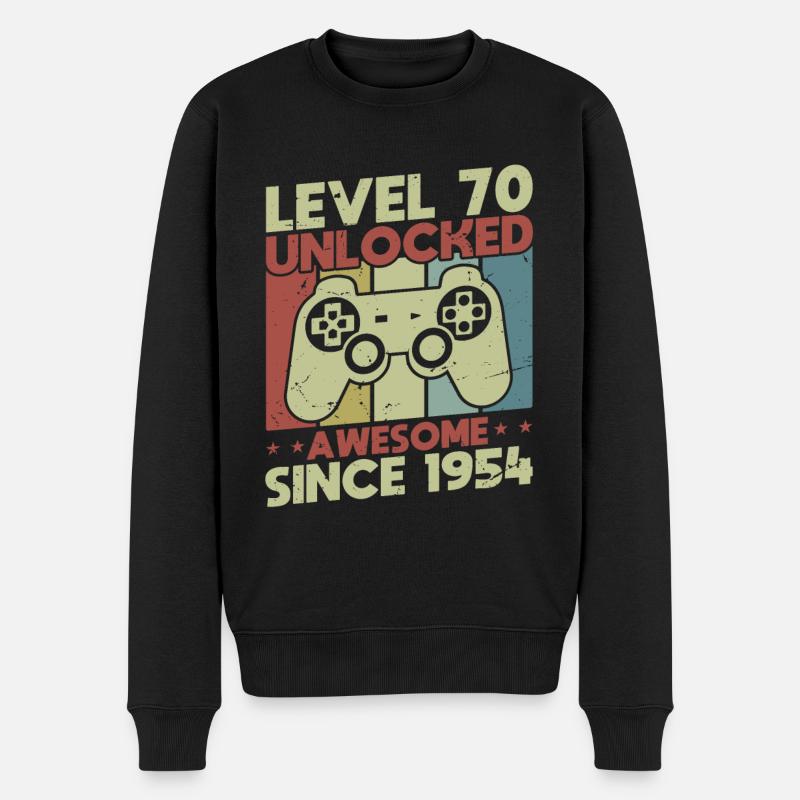 Niveau 70 débloqué - Pull Premium bio Homme - noir