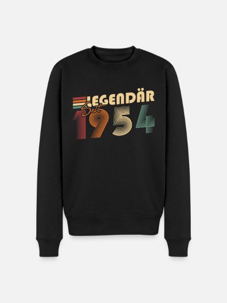 Legendary since 1954 - Men's Premium Organic Jumper - black